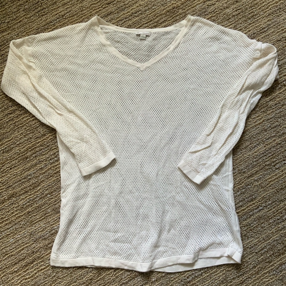 GAP Womens Mesh Longsleeve